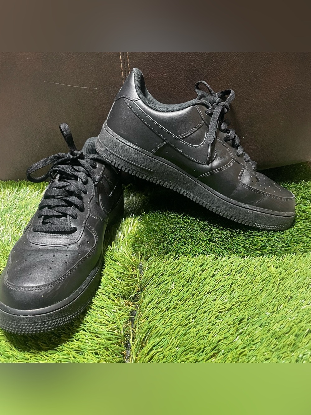 Nike Air Force 1 ’07 Triple Black Size 12